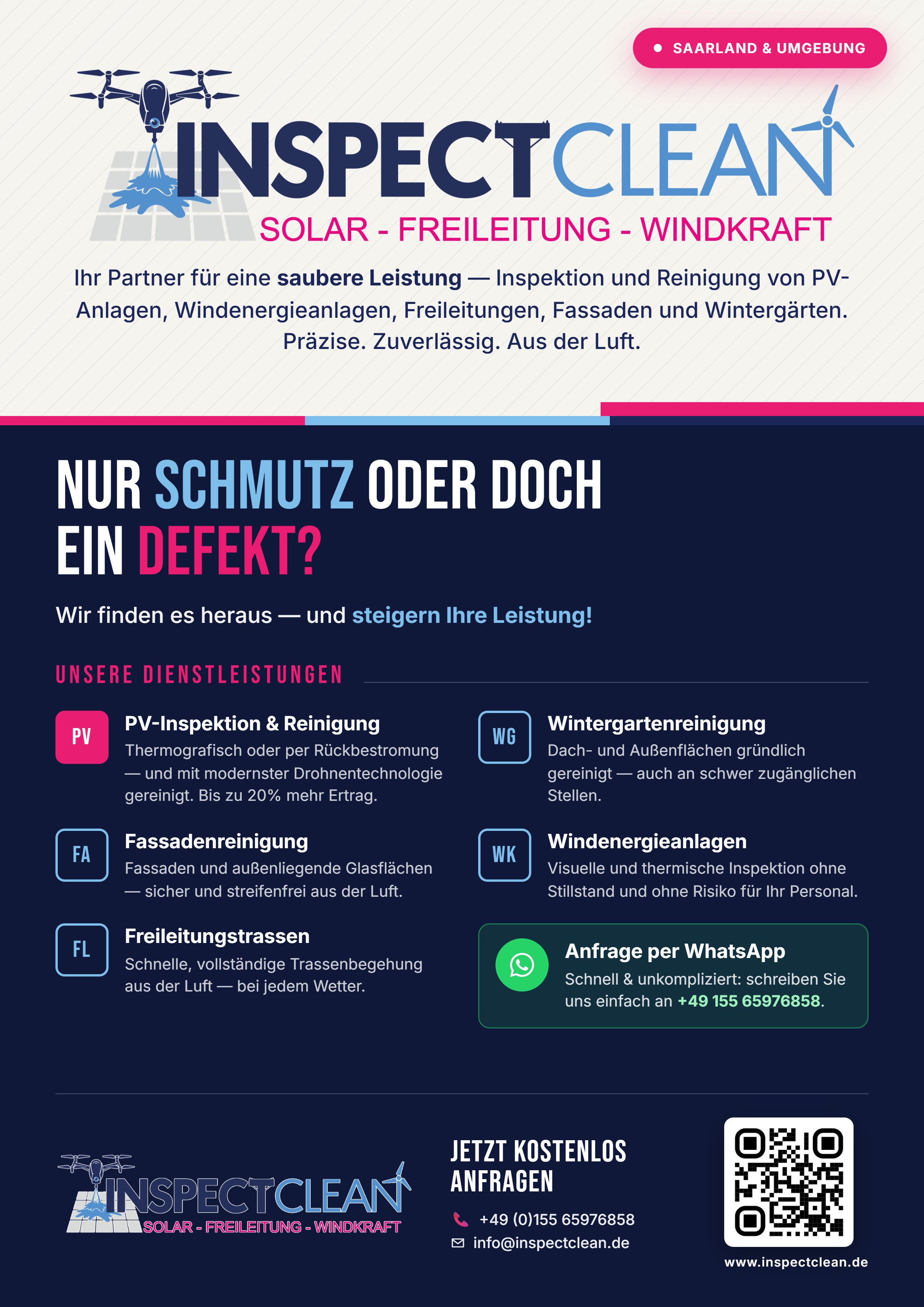 Flyer Dienstleistungen