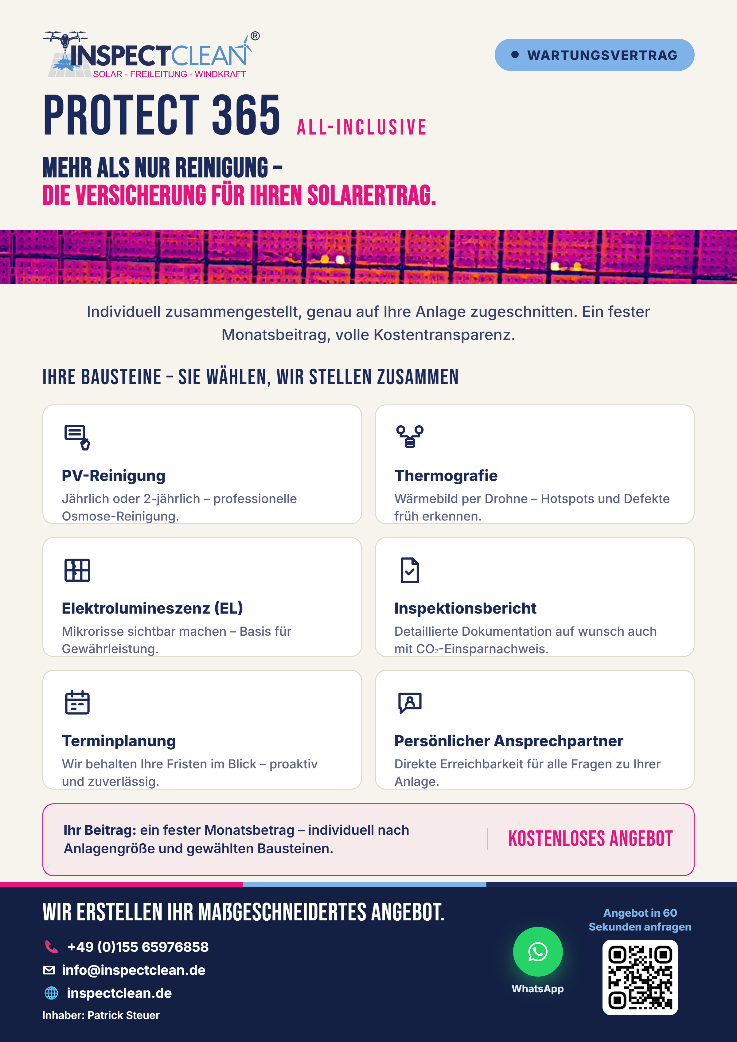 Flyer Wartungsvertrag · Protect 365