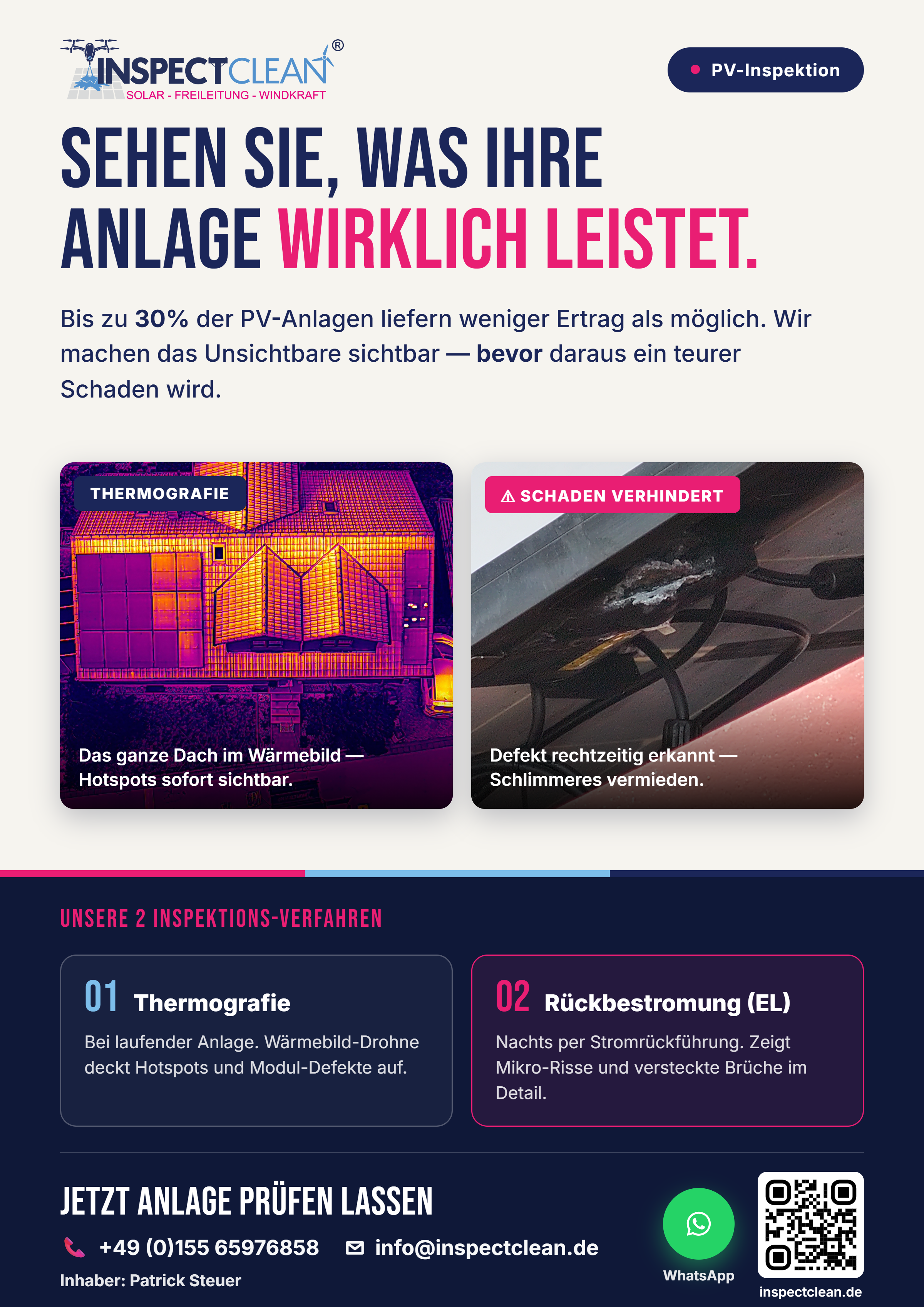 Flyer PV-Inspektion